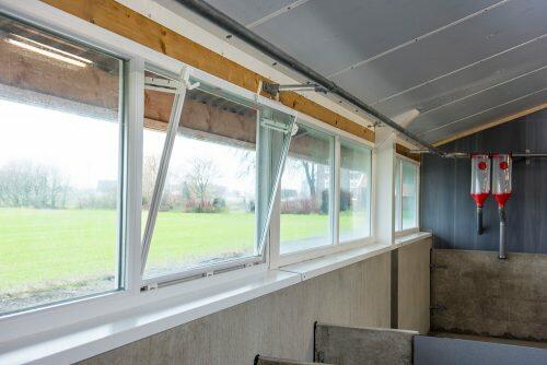 Bouwplast hopper windows with flat profile