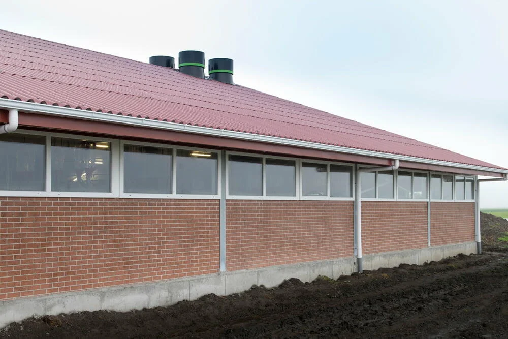 Bouwplast hopper windows with flat profile