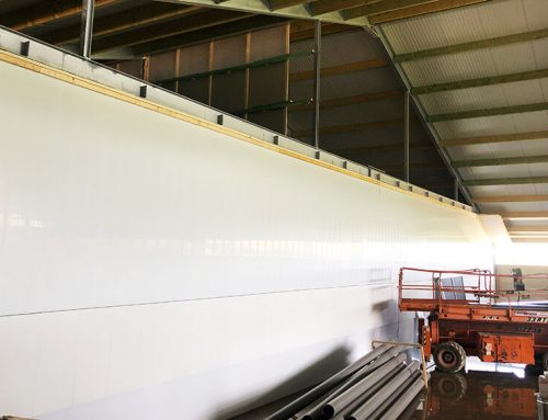 Bouwplast-plus FR panels applied as ventilation system