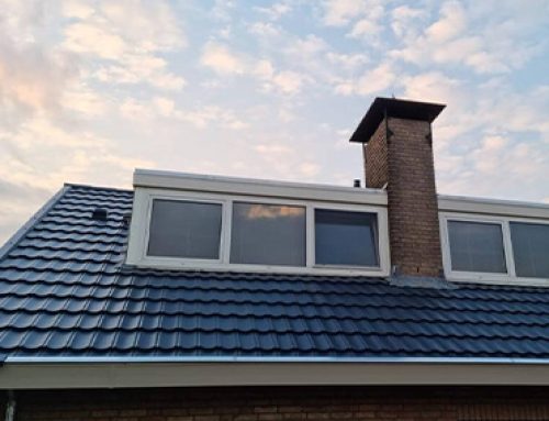 Metrotile Bond stalen dakpannen op woning Uden